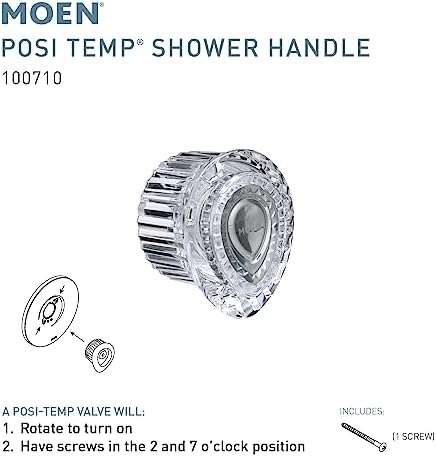 Moen Posi-Temp Tub and Shower Faucet Handle Replacement Kit, 100710