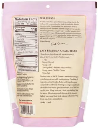 Bob's Red Mill Tapioca Flour, 16oz (Pack of 4) - Non GMO, Vegan, Paleo Friendly, Kosher