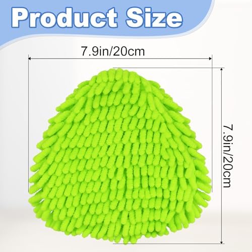 6 Pack Mop Head Replacement Compatiable with Ocedar EasyWring Mop,Mop Heads Refill for Easywring Spin Mop 1 Tank System - Microfiber Chenille, Easy to Replace,Deep Floor Cleaning and Machine Washable