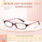 Reading Glasses for Women,6 Pack Blue Light Blocking Glasses for Women,Fashion Readers with Spring Hinge Eyeglasses
