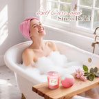Birthday Gifts for Women, Mom, Sister, Friend: Unique Pink Self Care Spa Relaxation Baskets Set, Mothers Day, Christmas, Valentines, Holiday, Gift for Her, Girlfriend, Grandma, Wife, Bestie, Coworker