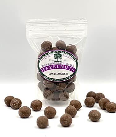 Milk Chocolate Coated Hazelnuts - 8 Oz Bag