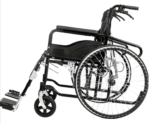 22 Inch Manual Wheelchair Accessories Thickened Solid Tire Suitable for A Variety of Wheelchairs(Black)