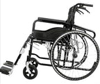 22 Inch Manual Wheelchair Accessories Thickened Solid Tire Suitable for A Variety of Wheelchairs(Black)
