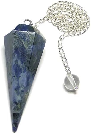 Wholesale Gem Shop Natural Gemstone Crystal Faceted Pendulum
