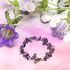 Artlunar Butterfly Bracelets Healing Bracelet Charm Jewelry Mom Gift with Beaded Bracelets Purple Bracelet for Women (Purple)