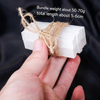 Runyangshi 10PCS Selenite Sticks Natural Selenite Crystals Wands Bulk Selenite Crystal Charging Energy Protection Reiki Healing Wiccan Altar Supplies