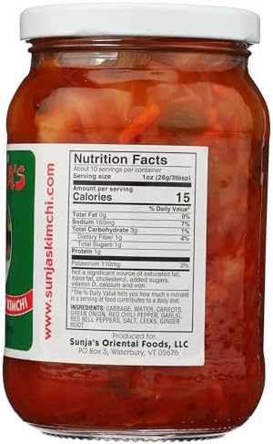 Sunja's Medium Spicy Cabbage Kimchi, 16 oz