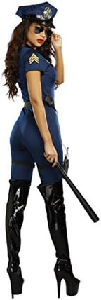 Dreamgirl Adult Sexy Police Officer Costume for Women, Lieutenant Ivana Misbehave Halloween Costume