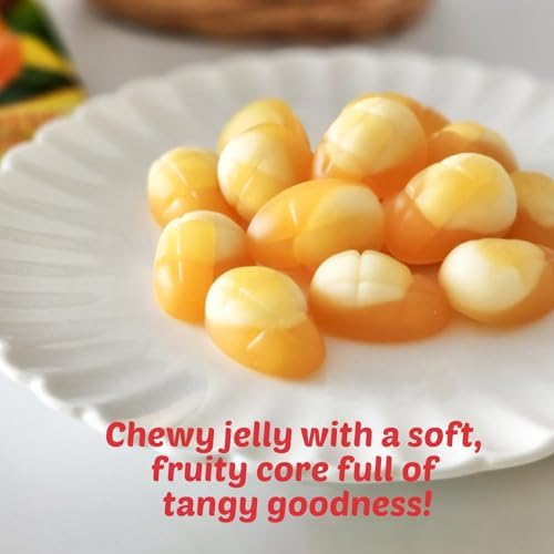 COELO Peelable Cocomango Gummy 67g x 3Pack (Total 7.09oz) | 4D Tropical Peeling Candy Filled Rich Fruits Jelly | Coconut Mango Flavor Filling Fun Chewy Shareable Treats Single Serve Korean Snack 망고젤리