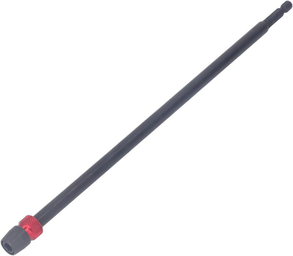 Impact Socket Adapter, 1/4in Hex Shank Drill Bit Extension Alloy Steel Drill Socket Adapter Screwdriver Socket (30cm)