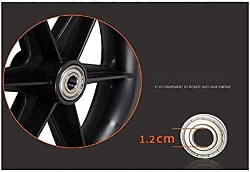 2Pcs 12 Inch Manual Wheelchair Rear Wheel Non Inflatable Wheel Wheelchair Accessories Rear Wheel Wheelchair Accessories 2pcs Friendly321