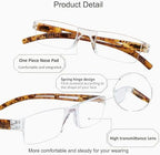 YEIN Reading Glasses 8 Pairs Blue Ligth Blocking Reading Glasses for Men and Women Fashion Square Frame Readers (4 Purple+4 Tortoise,+2.00)