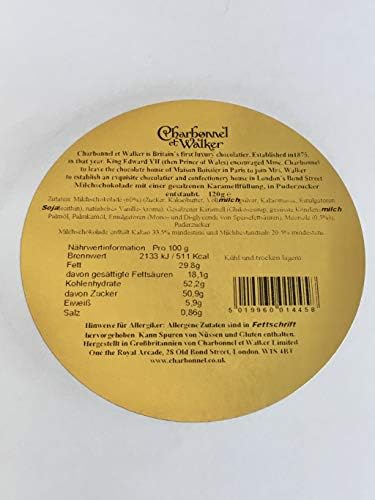 Charbonnel et Walker Milk Sea Salt Caramel Truffles, 4.2 Ounce