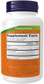 NOW Supplements, Cinnamon Bark 600 mg, Non-GMO Project Verified, Healthy Glucose Metabolism*, 120 Veg Capsules