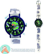Kiddus Watches Boy and Girl Kids Ages 6-12 Analog Time Teacher with Exercises. Japanese Quartz Movement. Easy to Read and Learn Time. Girls Watches Ages 5-10