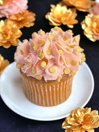 GOLD EDIBLE METALLIC ACCENTS - SEQUINS SPRINKLES-Dairy Free, Gluten Free, Egg Free, Vegan, Soy Free, Nuts Free, Kosher, Cupcake ,Cookies And Cake Topper, Jimmies, Baking, Decorating, Confetti, Sugar Shapes, Quins Fancy Sprinkles, 2.75oz