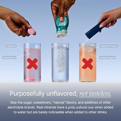 Buoy Electrolyte Drops | 120 Servings | No Sugar, No Sweeteners | 87+ Trace Minerals, Vitamins & Antioxidants | Subtle Mineral Taste | Hydration Supplement - Unflavored 3 Pack