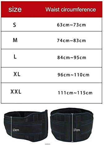 Self-Heating Lumbar Brace Belt Lower Back Support Relief Pain, Herniated Disc, Sciatica, Scoliosis, Compression Belt for Men and Women (Size : L)