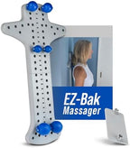 EZ-Bak Wall Mounted Roller Ball Neck and Back Massager - Deep Tissue Myofascial Release Tool, Adjustable Roller Balls for Trigger Point Therapy, Pain Relief, Flexibility, and Full Body Muscle Recovery
