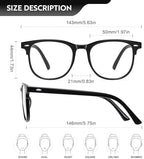 Reading Glasses for women Blue Light Blocking Glasses Filter UV Square Lightweight Readers Glasses for Men and Women