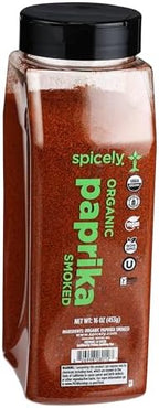 Spicely Organic Paprika Smoked 16 Oz