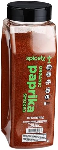 Spicely Organic Paprika Smoked 16 Oz