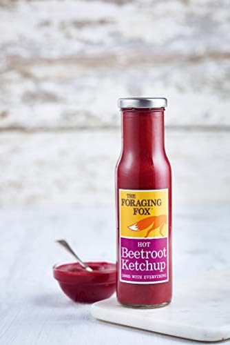 The Foraging Fox Hot Beetroot Ketchup, 9 Ounce