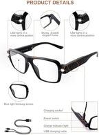 SKYWAY Reading Glasses With Light Blue Light Blocking Rechargeable magnifying Reader for Women Man eyewear Anti-Glare