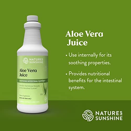 Nature's Sunshine Detox Support Duo | Liquid Chlorophyll & Aloe Vera Juice | Supports Gut Health, Digestion, Energy & Natural Detoxification