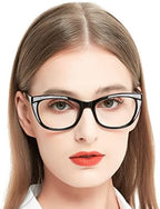 OCCI CHIARI Reading Glasses 2.25 Womens Trendy Cat Eye Readers 1.0 1.25 1.5 1.75 2.0 2.25 2.5 3.0 3.5 4.0 (Black/Sliver, 2.25)