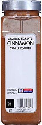 McCormick Culinary Ground Korintji Cinnamon, 16 oz - One 16 Ounce Container of Ground Cinnamon Powder, Perfect in Baked Goods Like Cakes, Cookies, Pies and More