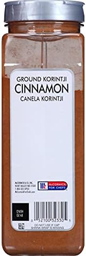 McCormick Culinary Ground Korintji Cinnamon, 16 oz - One 16 Ounce Container of Ground Cinnamon Powder, Perfect in Baked Goods Like Cakes, Cookies, Pies and More
