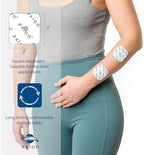 20 axion TENS Unit Electrode Pads 2x2'' - Replacement Pads with 3,5mm Snap Button for TENS Machines and Muscle Stimulators | Reusable Self-Adhesive TENS/EMS Electrodes