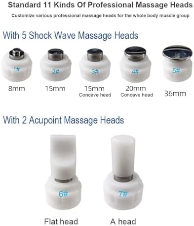 Shockwave Therapy Machine for Erectile Dysfunction&ED Treatment and Relieve Pain with 7 Massage Heads