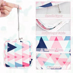 6 Pcs Sanitary Napkin Storage Bag, Portable Waterproof Period Pouch with Zipper, Small First Period Pad Bag Feminine Care with Lanyards for Women Teen Girls School Office Supplies