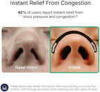 Intake Breathing — Magnetic Nasal Strips Starter Kit | Reusable Band + Tabs | Nasal Strips for Sleep, Snoring, Breathing & Sports | Stronger Lift Than Traditional Nose Strips | 4 Sizes, 15 Tabs, Black