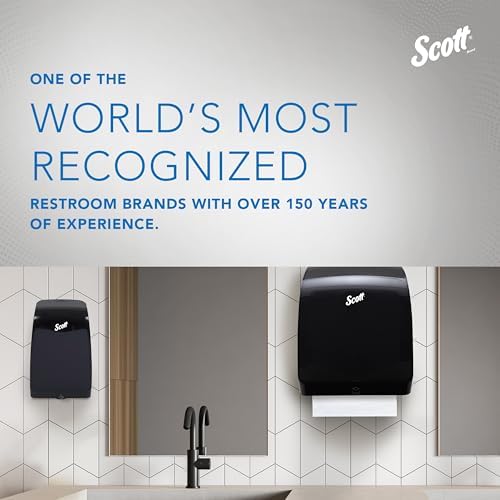 Scott Professional Coreless High-Capacity Jumbo Roll Toilet Paper, Bulk (07006), 2-Ply, Elevated Design, Septic Safe, White (12 Rolls at 1,150' Each, 13,800'/Case)