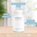 Astragaloside IV 98% 100 mg Per Day - Astragalus Root Extract - Antioxidant Supplement | Non-GMO & Gluten Free - 60 Vegetarian Capsules