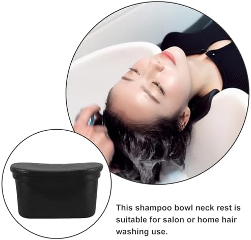 Salon Shampoo Bowl Neck Pillow Cushion Non-slip Silicone Hair Washing Rest for Comfortable Bathing and Relaxation Ergonomic Design for Neck Support and Easy to Clean