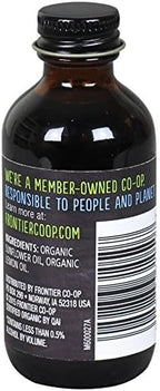 Frontier Co-op Organic Lemon Flavor, 2 Ounce Glass Jar, Tart Citrus Flavor for Desserts, Smoothies, Tea, and More (Pack of 2)
