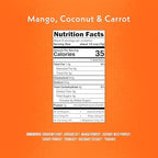 Once Upon a Farm Organic Baby Fruit & Veggie Puffs, Mango, Coconut & Carrot,1.5oz