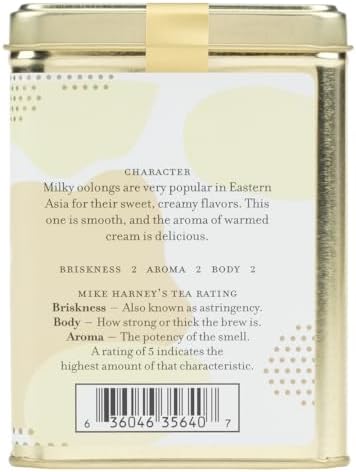Harney & Sons Milky Oolong Tea, Tin of 20 Sachets