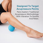 Kanjo Vibrating Acupressure Foot Pain Relief Ball - Foot or Leg Support Massager and Muscle Relaxer