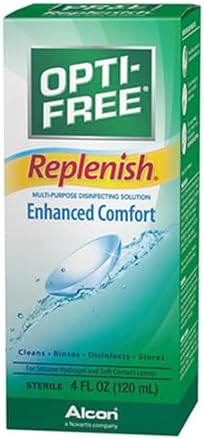 Opti-Free Replenish (New) Size 4z Opti-Free Replenish Solution for Silicon Hydrogil and Soft Contact Lenses