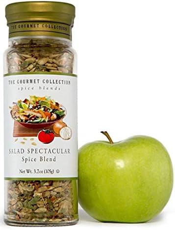 The Gourmet Collection Salad Spectacular Seasoning Blend - Great for Salad Dressing Mix, Asian Stir Fry, Vegetables - 12 Herbs & Spices - 5.5 oz