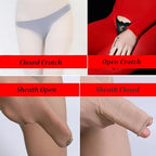 leesuo Women Men Plus Size Sexy Velvet Full Bodystocking Ultrathin Seamless Bodysuit Silky Catsuit with 5 Finger Gloves Toes