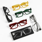 Eyekepper Metalless Reading Glasses with Screwless Spring Hinges 6 Pack Men's Women Readers Standard Size