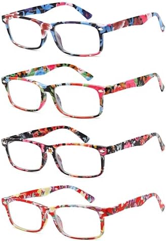 Reading Glasses for Women, Stylish Blue Light Blocking Readers, Ladies Eyeglasses, Fashion Computer Eye Glasses