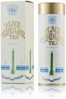 TWG Tea | Place Vendôme Tea | Green Tea | Nuts & Tropical Fruits | Haute Couture Tin, 100g | Gift Set